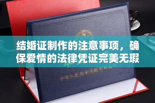 两江新区结婚证制作的注意事项，确保爱情的法律凭证完美无瑕